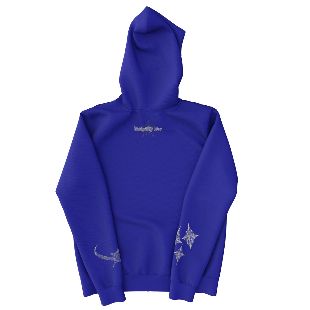 Webstar Full Zip Hoodie - Blue/White