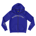 Webstar Full Zip Hoodie - Blue/White