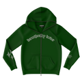 Webstar Full Zip Hoodie - Green/White