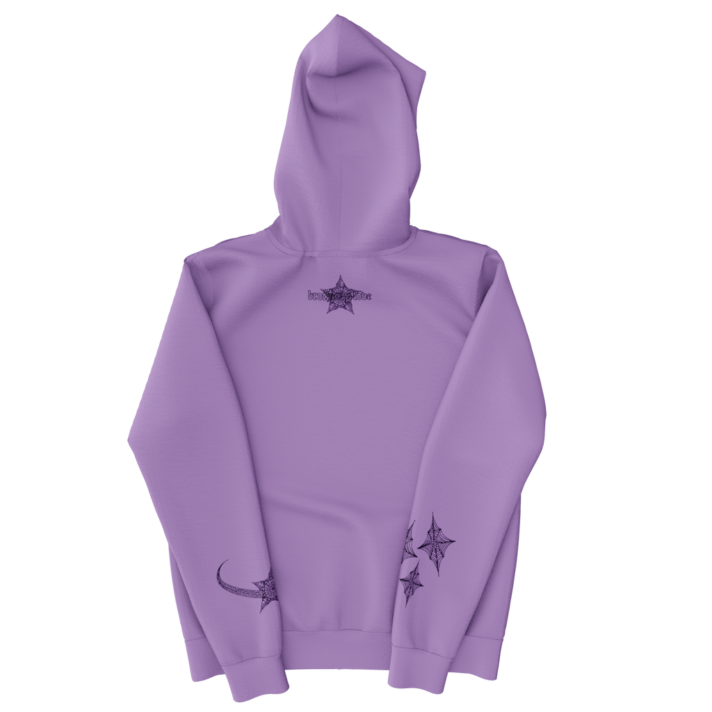 Webstar Full Zip Hoodie - Purple/Black