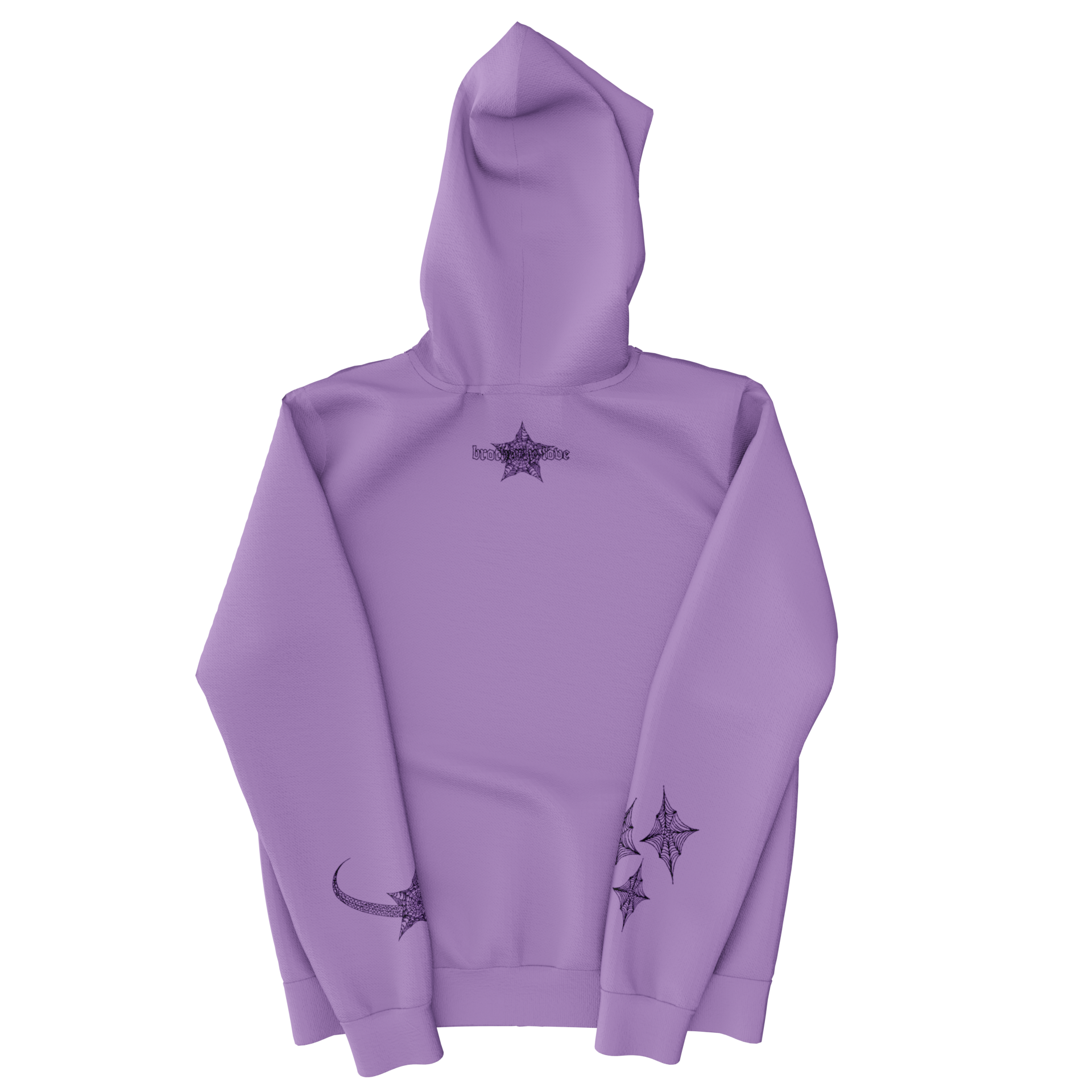 Webstar Full Zip Hoodie - Purple/Black
