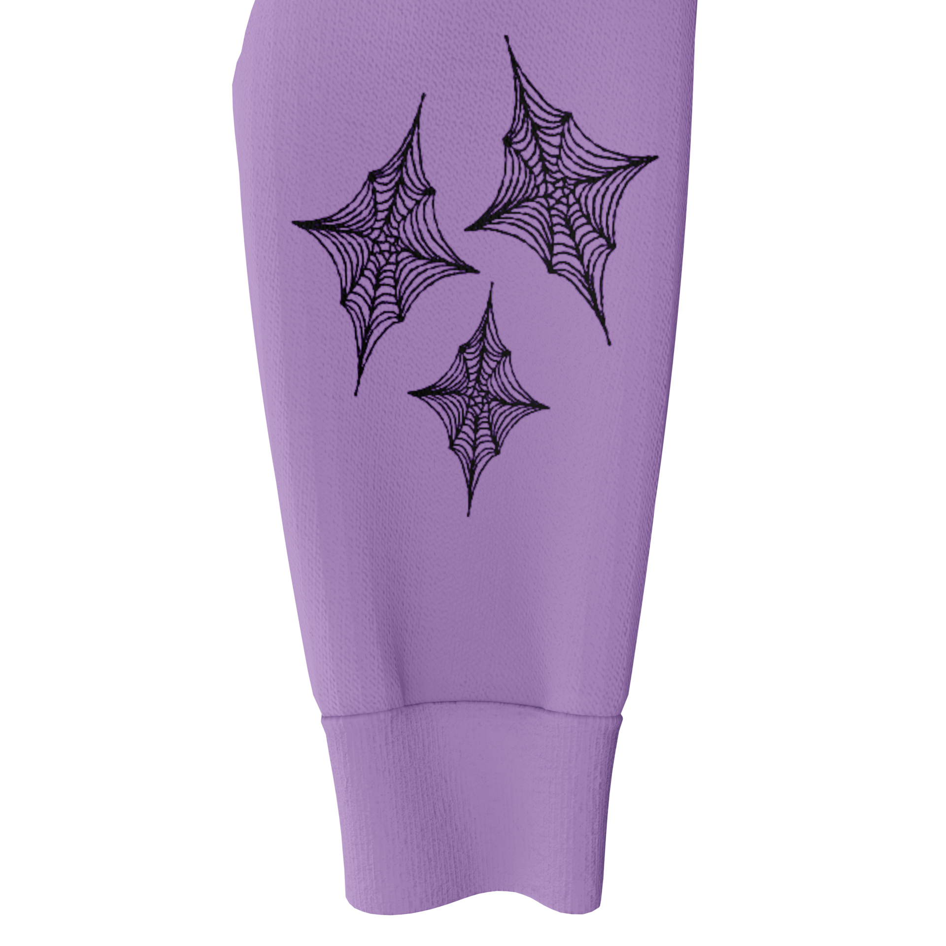 Webstar Full Zip Hoodie - Purple/Black