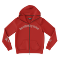 Webstar Full Zip Hoodie - Red/White